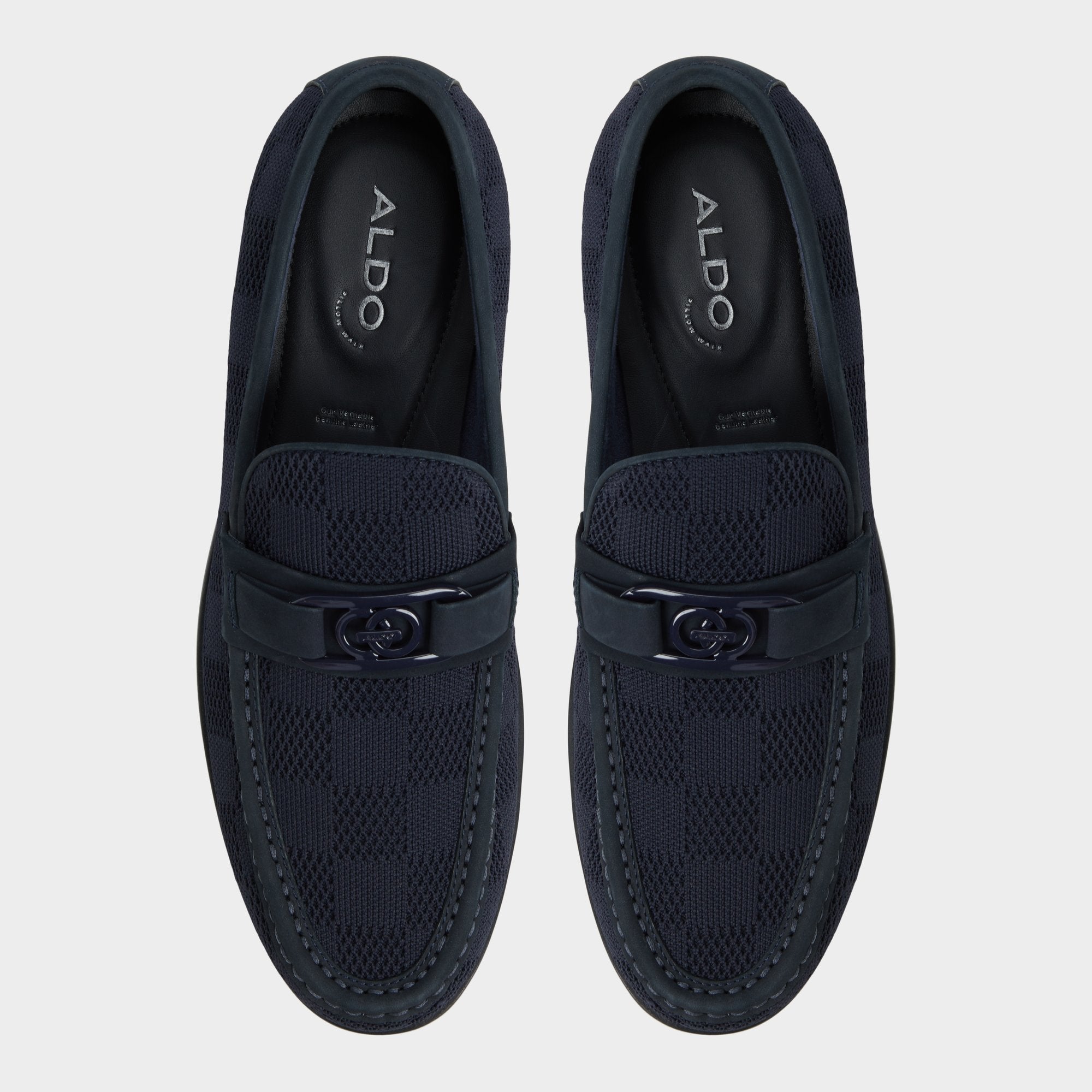 Aldo | Hawley Navy Men's Dress Shoes - Loafer