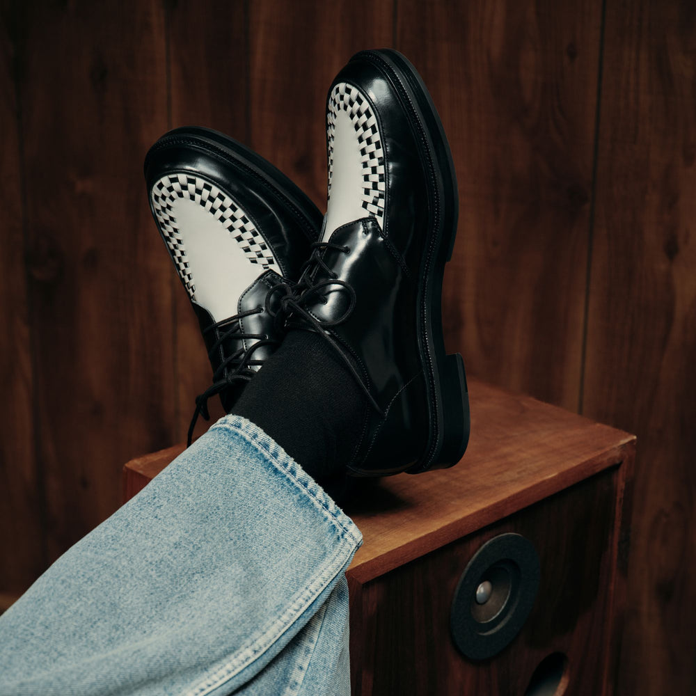 Aldo | Rocco in Black White - Oxford shoe