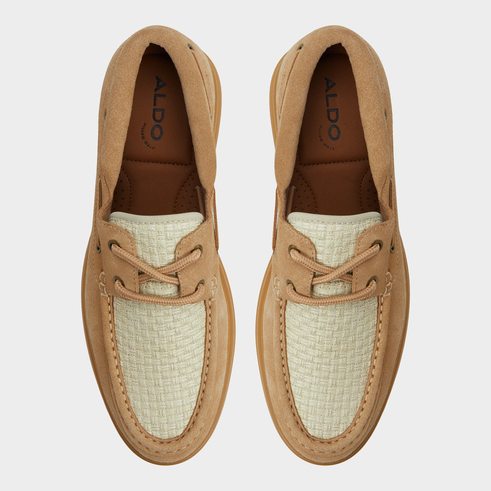 Aldo | Seaexplorer Beige Men's Dress Shoes - Boat shoe