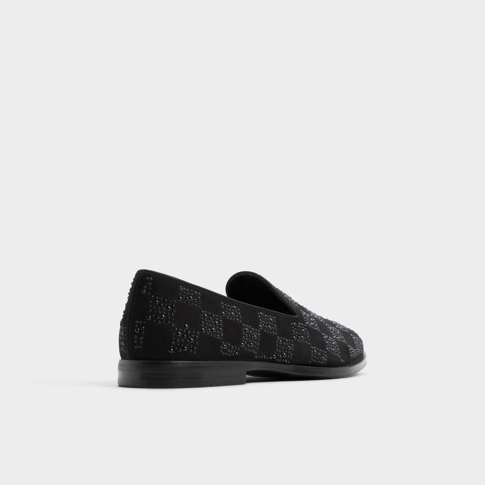 Aldo | Casino Other Black Synthetic Textured Men's Dress Shoes - Loafer