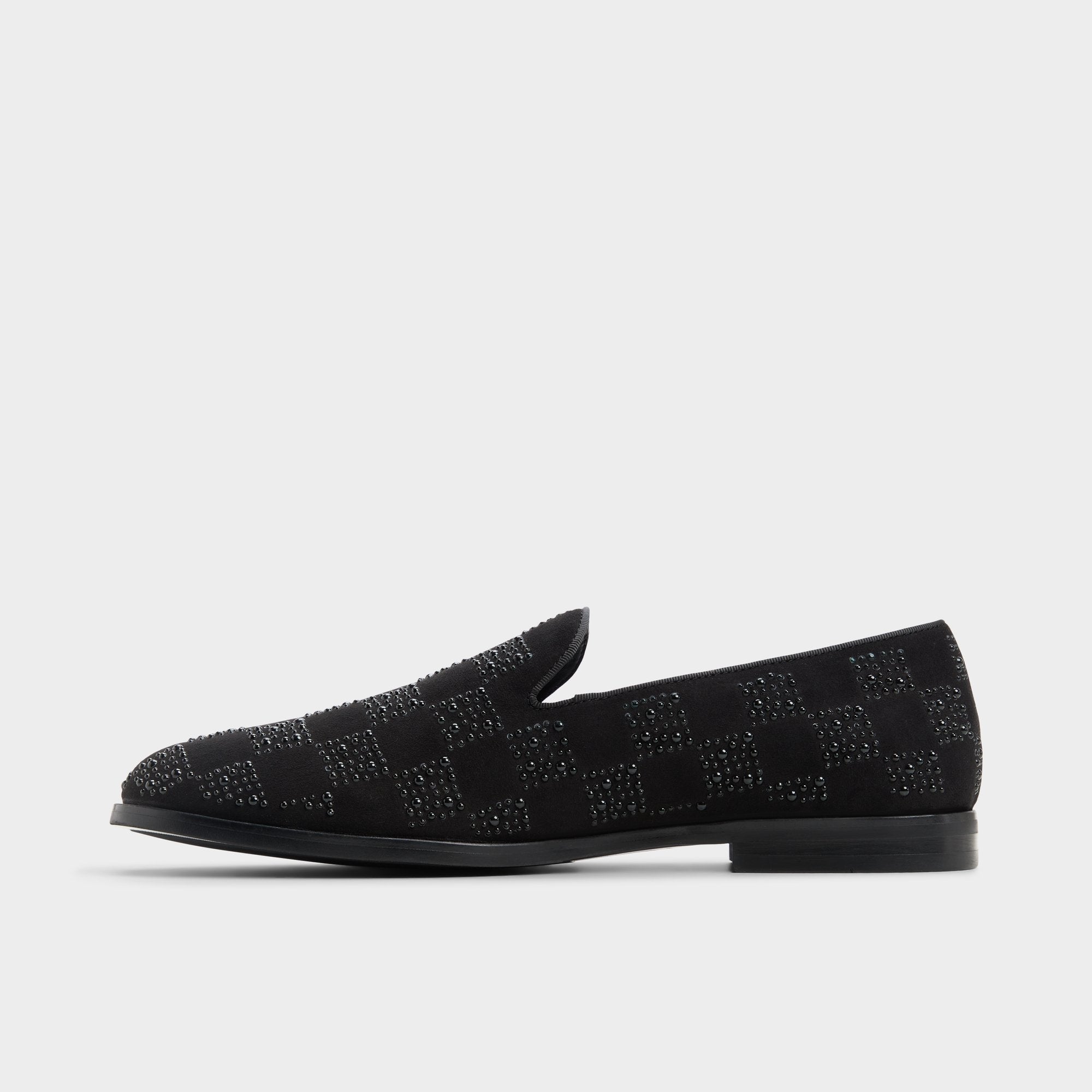 Aldo | Casino Other Black Synthetic Textured Men's Dress Shoes - Loafer