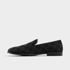 Aldo | Casino Other Black Synthetic Textured Men's Dress Shoes - Loafer