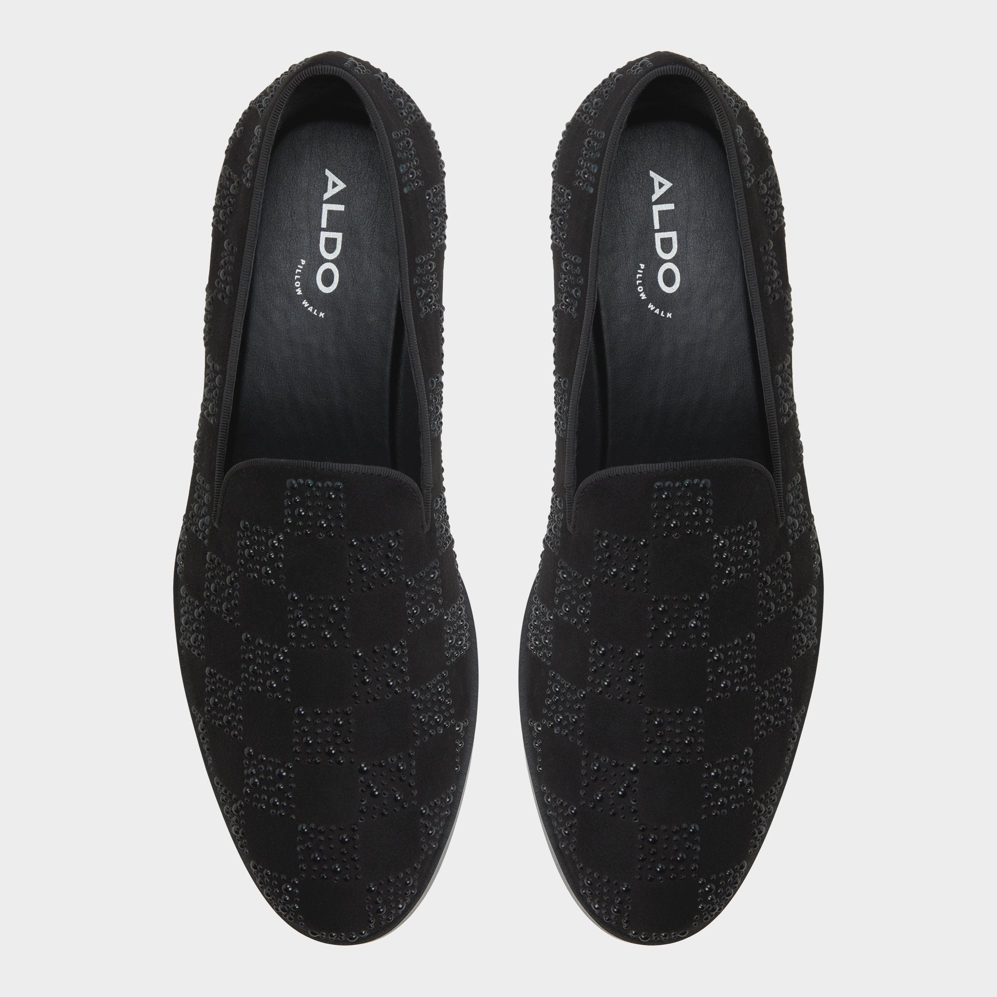 Aldo | Casino Other Black Synthetic Textured Men's Dress Shoes - Loafer