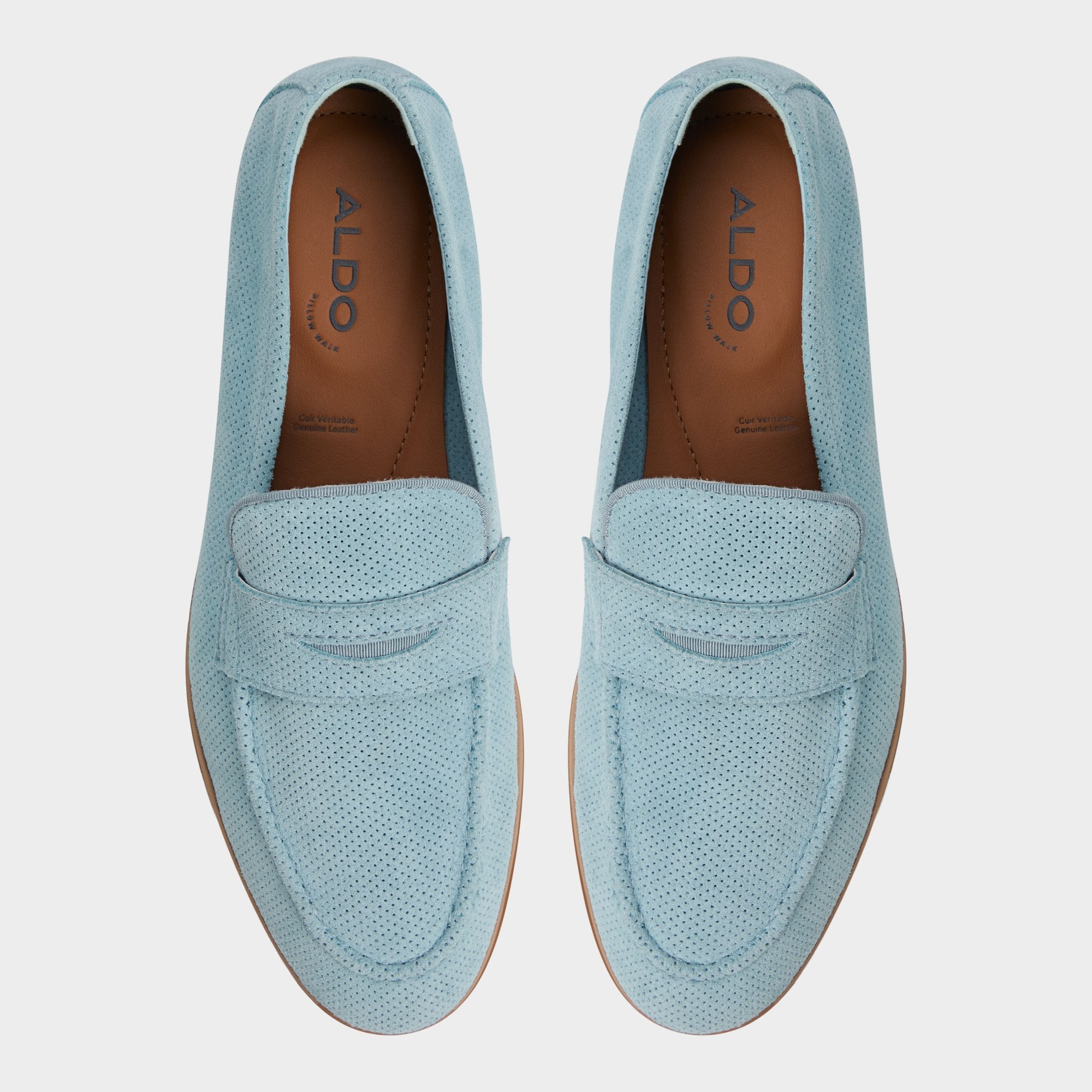 Aldo | Journey Light Blue Men's Dress Shoes - Loafer