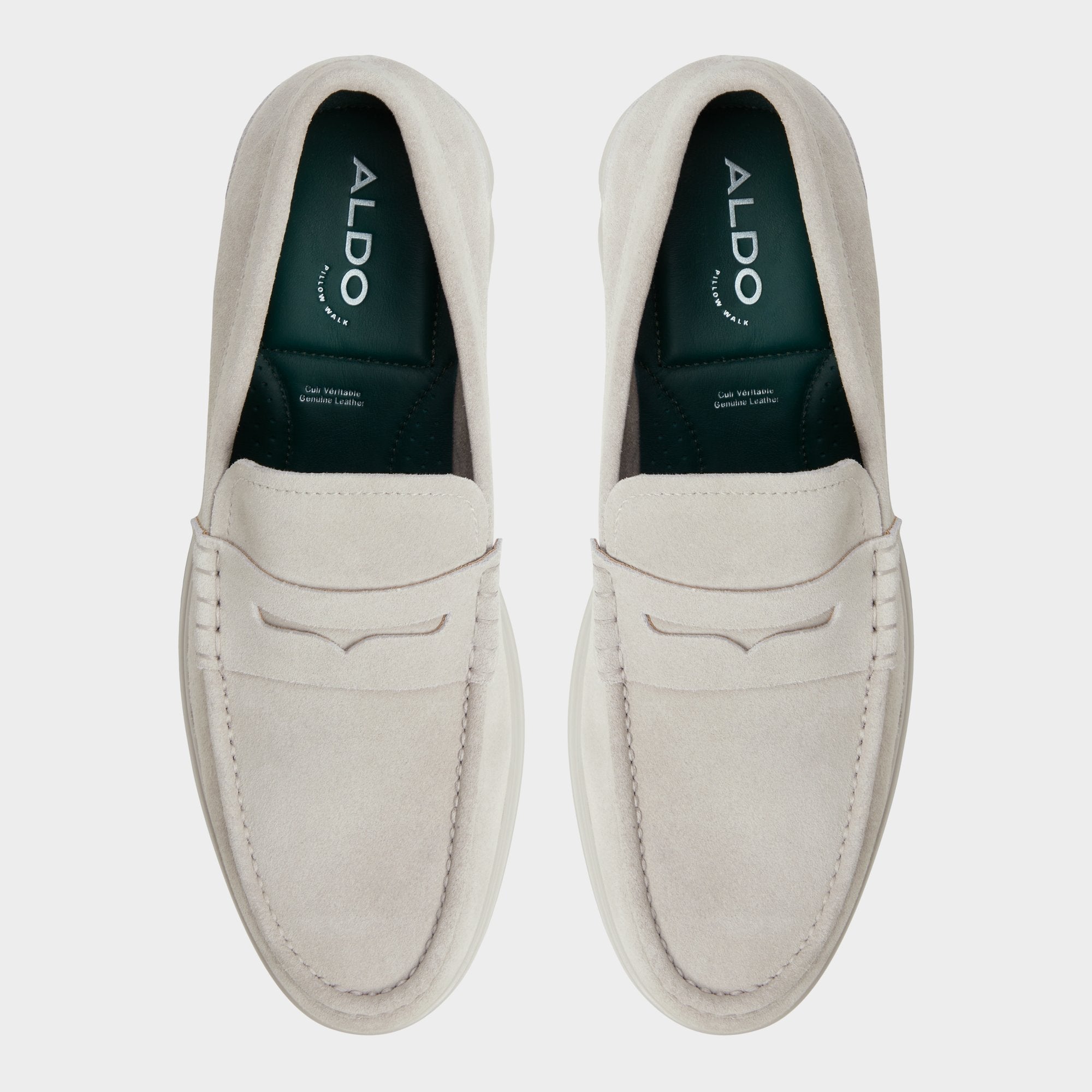 Aldo | Tucker Light Grey Men's Dress Shoes - Loafer