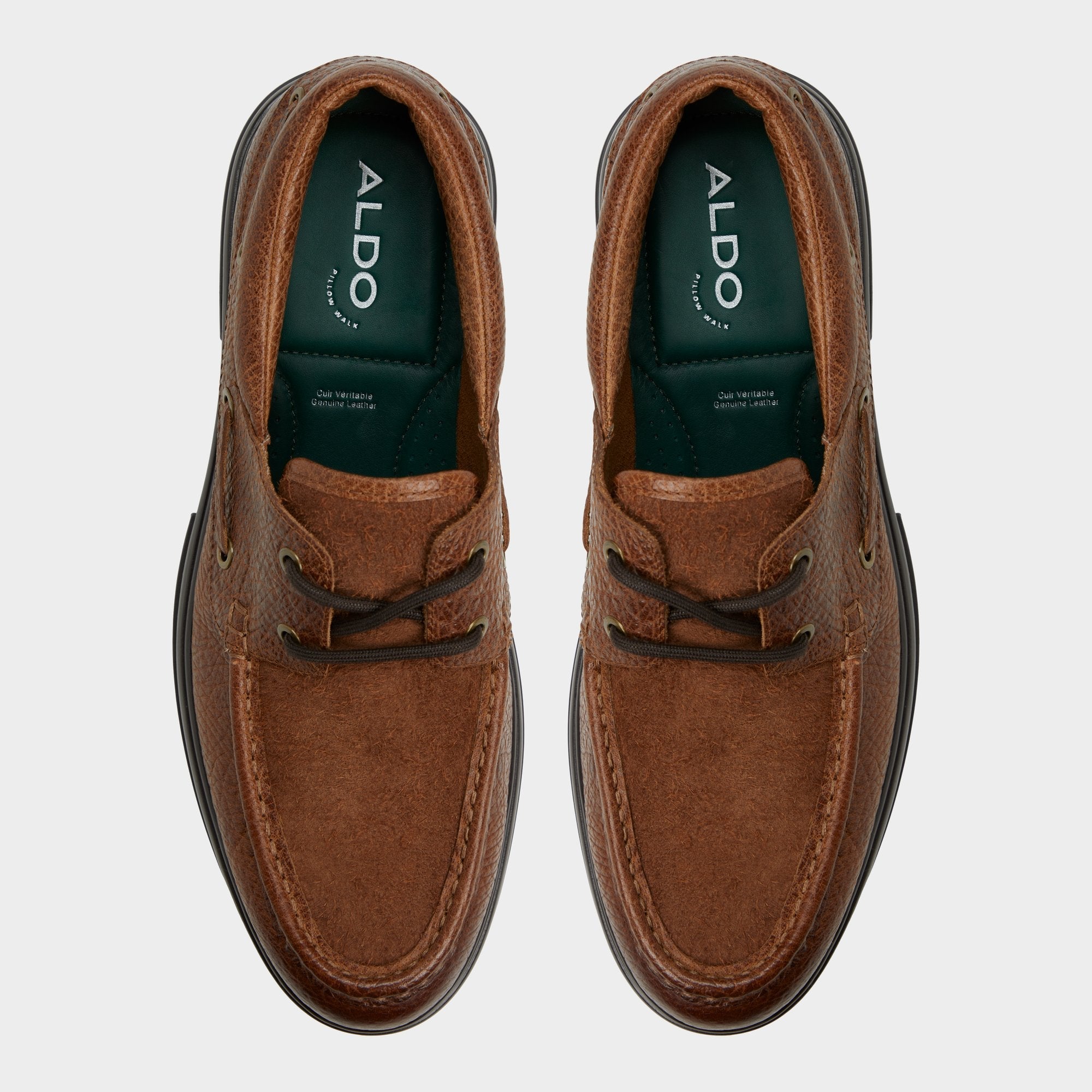 Aldo | Seaexplorer Cognac Men's Dress Shoes - Boat shoe