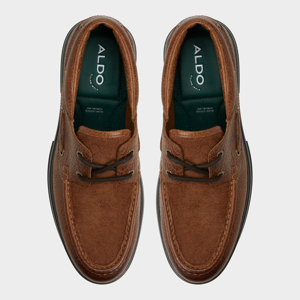 Aldo | Seaexplorer Cognac Men's Dress Shoes - Boat shoe