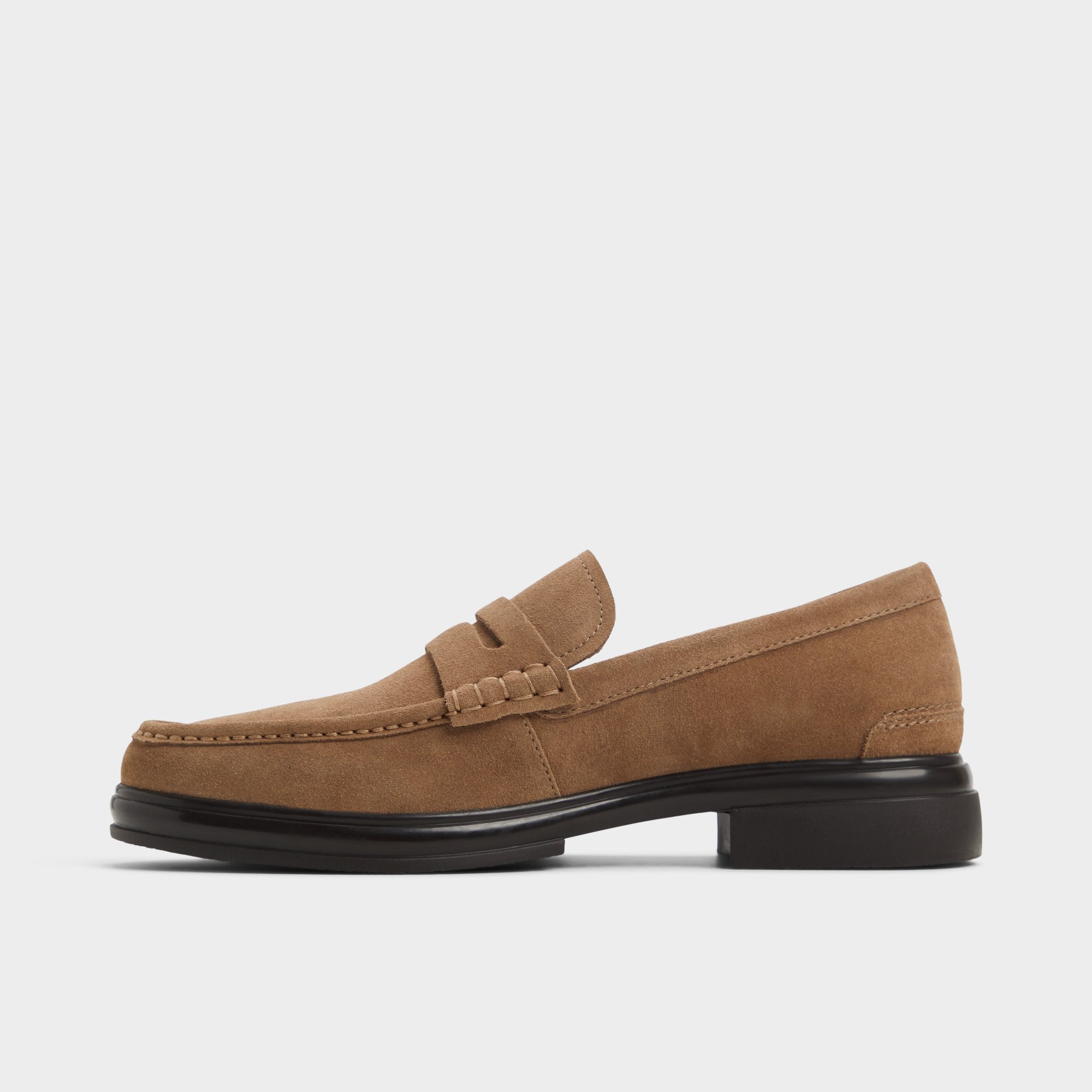 Aldo | Tucker Other Brown Leather Suede Men's Dress Shoes - Loafer