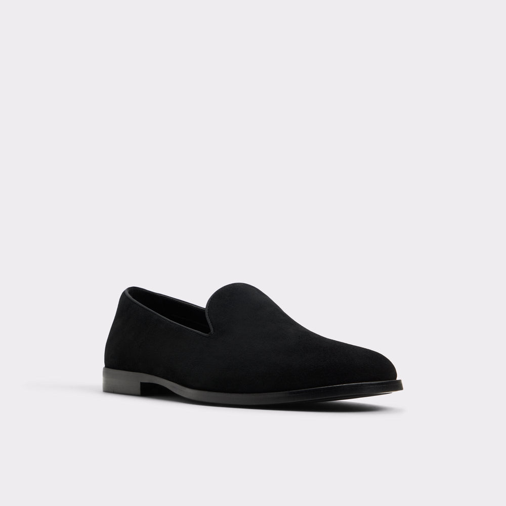 Aldo | Casino Other Black Leather Suede Men's Dress Shoes - Loafer