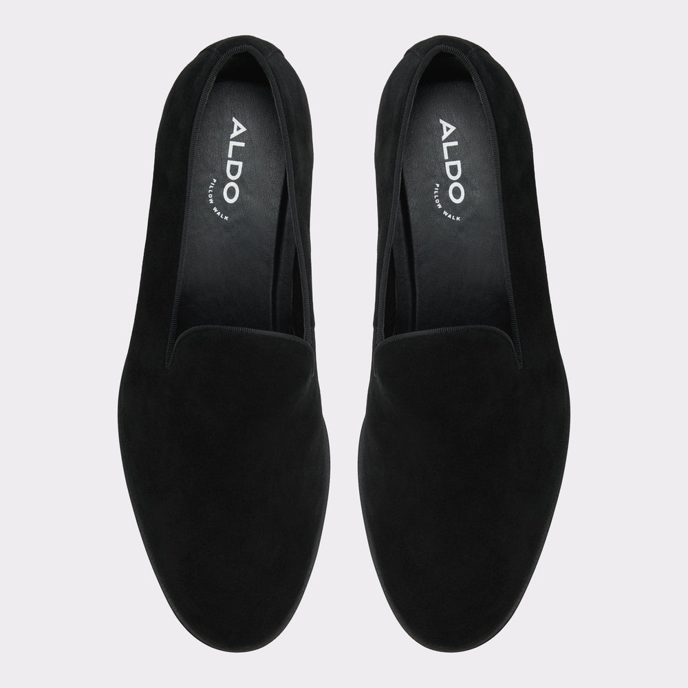 Aldo | Casino Other Black Leather Suede Men's Dress Shoes - Loafer