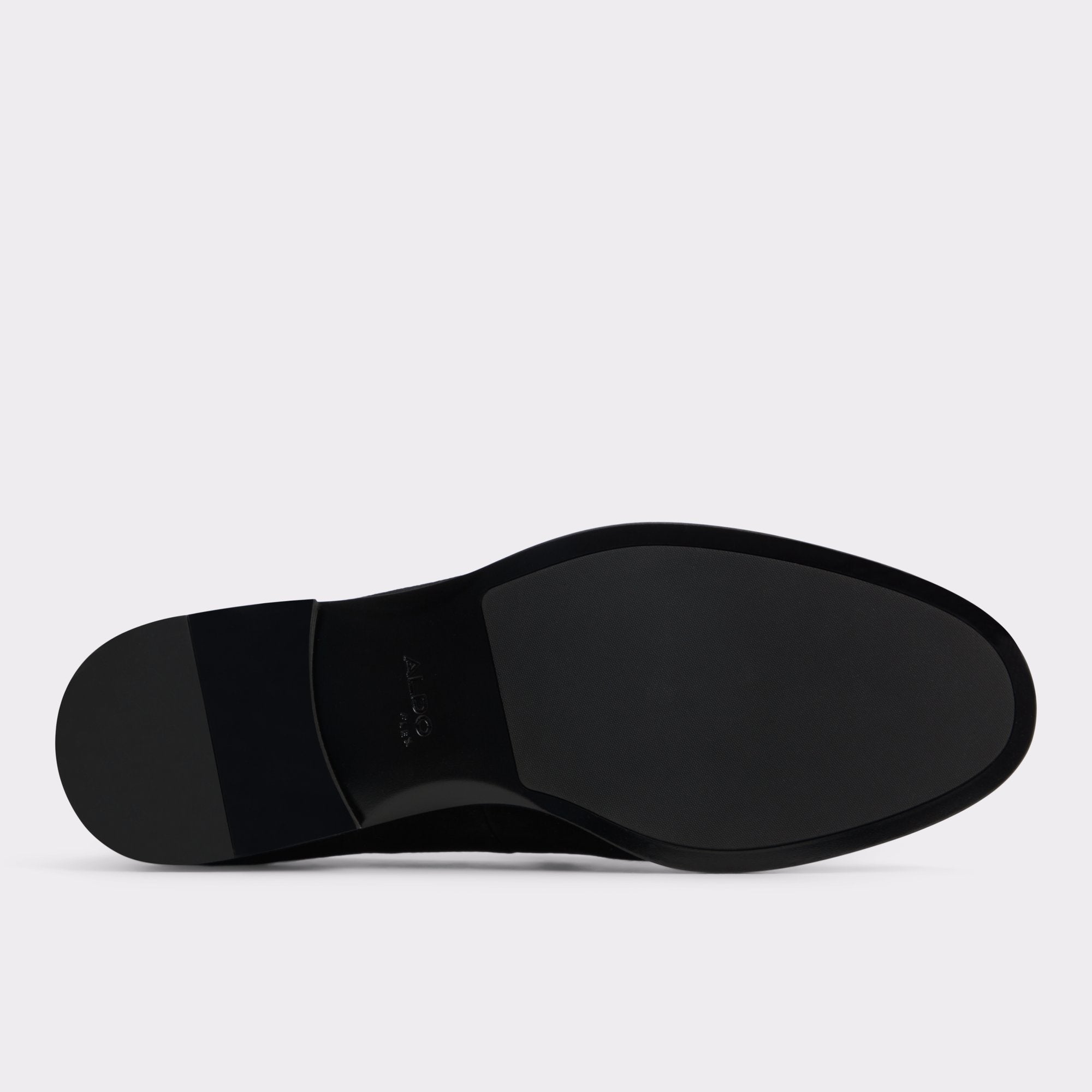 Aldo | Casino Other Black Leather Suede Men's Dress Shoes - Loafer