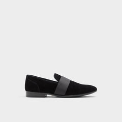 Aldo | Asaria Open Black Leather Suede Men's Loafers & Slip-Ons - Loafer