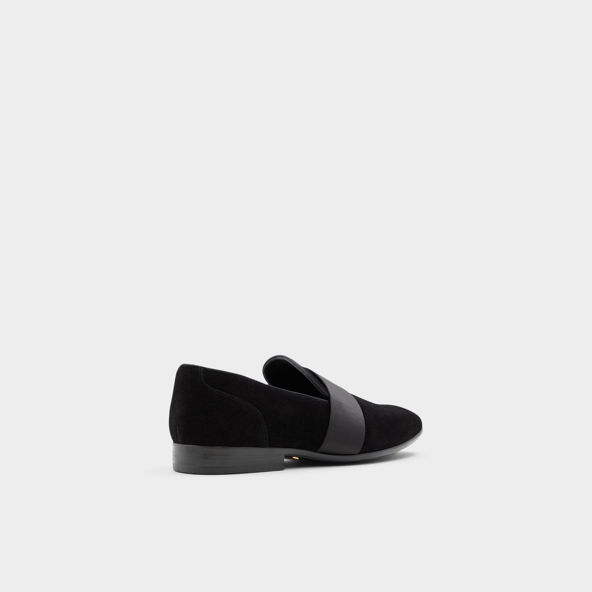 Aldo | Asaria Open Black Leather Suede Men's Loafers & Slip-Ons - Loafer