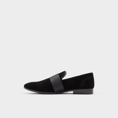 Aldo | Asaria Open Black Leather Suede Men's Loafers & Slip-Ons - Loafer