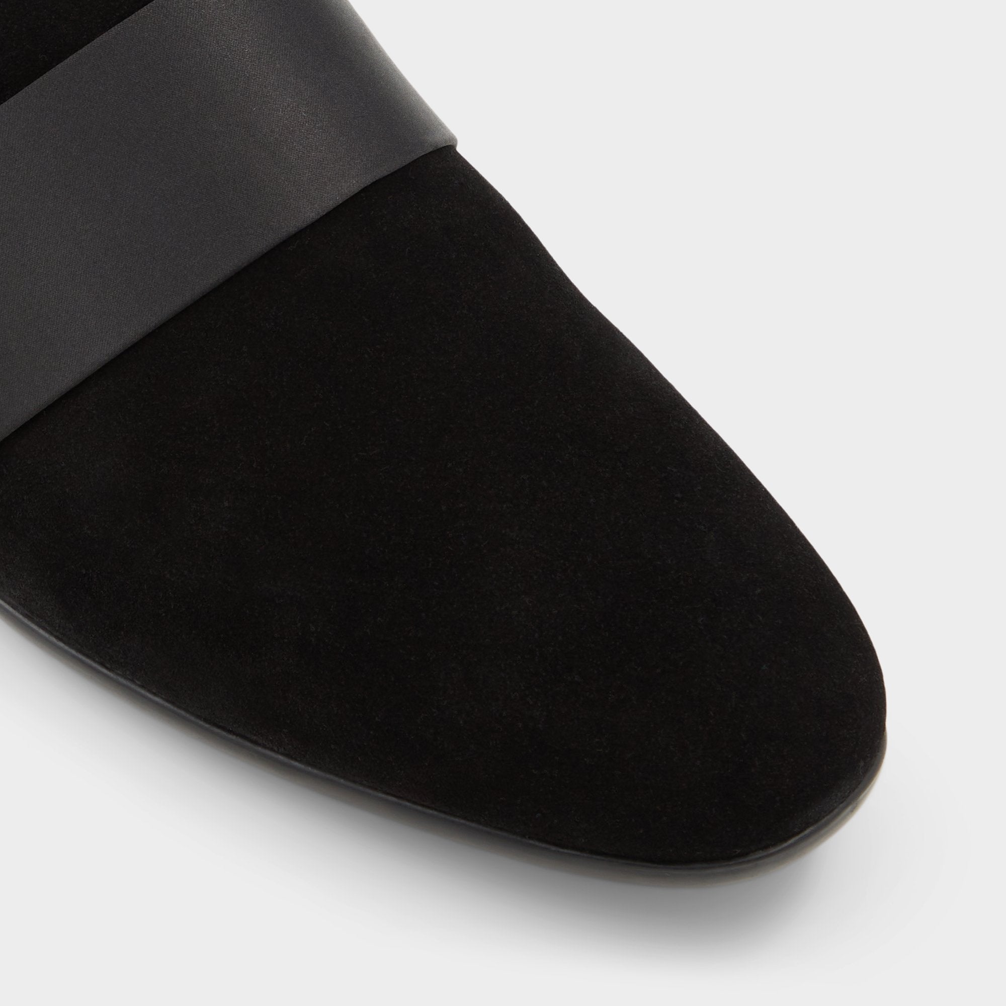 Aldo | Asaria Open Black Leather Suede Men's Loafers & Slip-Ons - Loafer