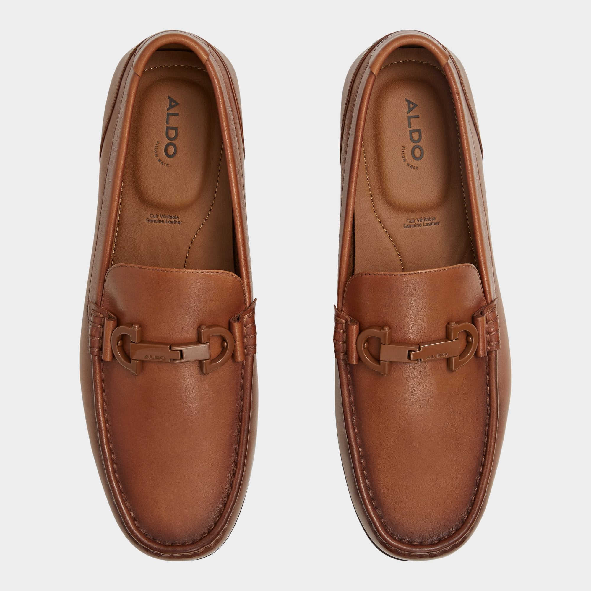 Aldo | Orlovoflexx Light Brown Men's Loafers & Slip-Ons - Driving shoe