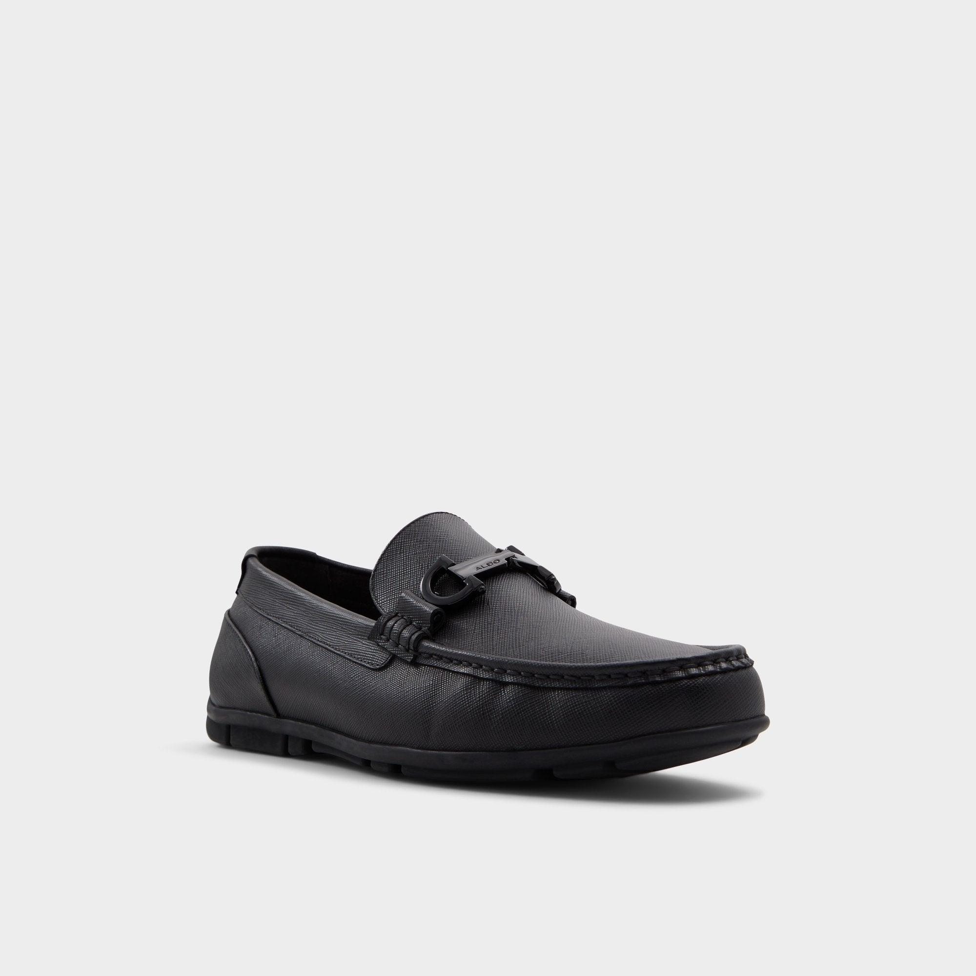 Aldo | Orlovoflexx Open Black Men's Loafers & Slip-Ons - Driving shoe