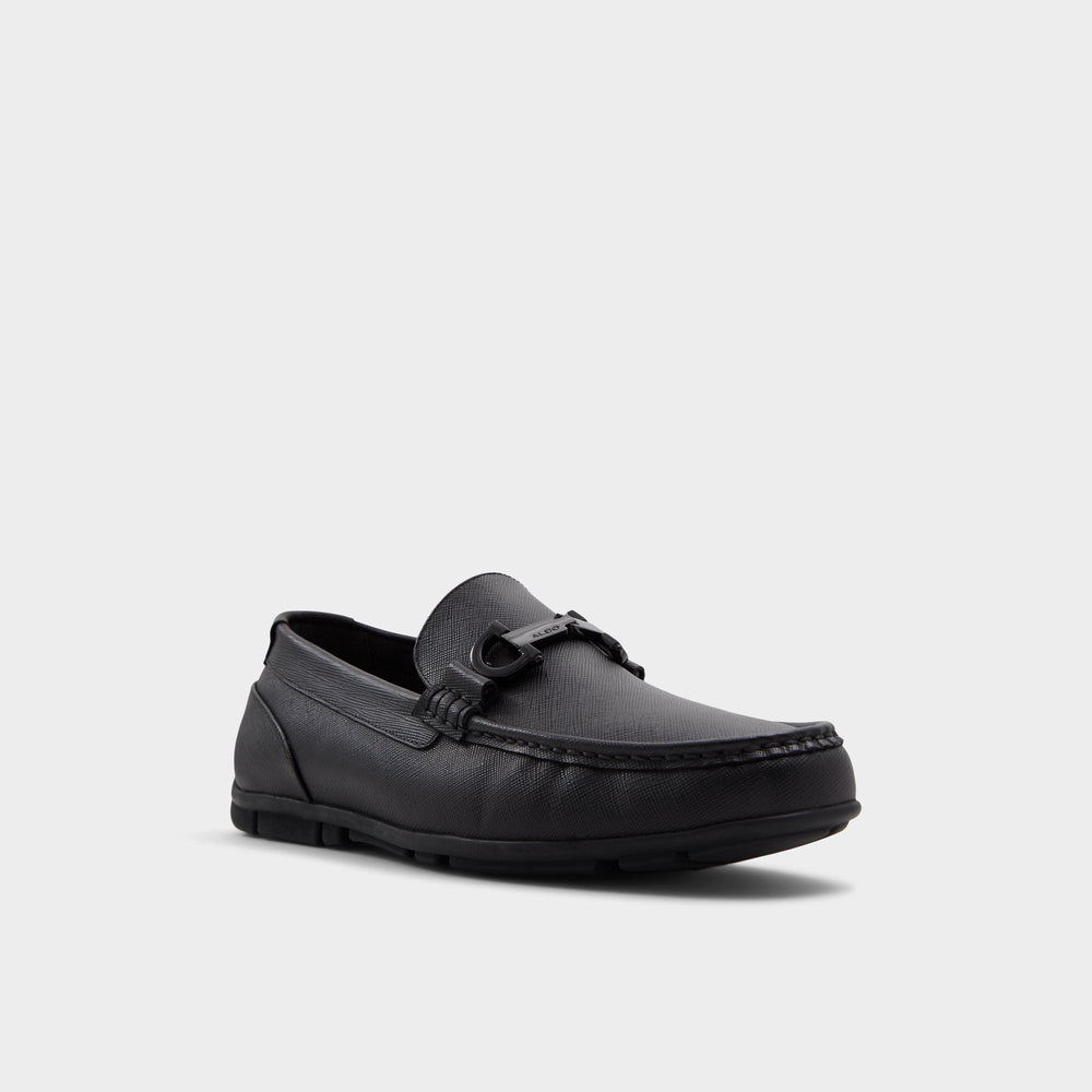 Aldo | Orlovoflexx Open Black Men's Loafers & Slip-Ons - Driving shoe