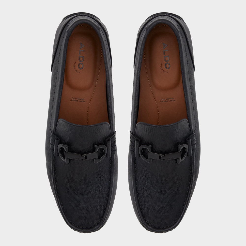 Aldo | Orlovoflexx Open Black Men's Loafers & Slip-Ons - Driving shoe