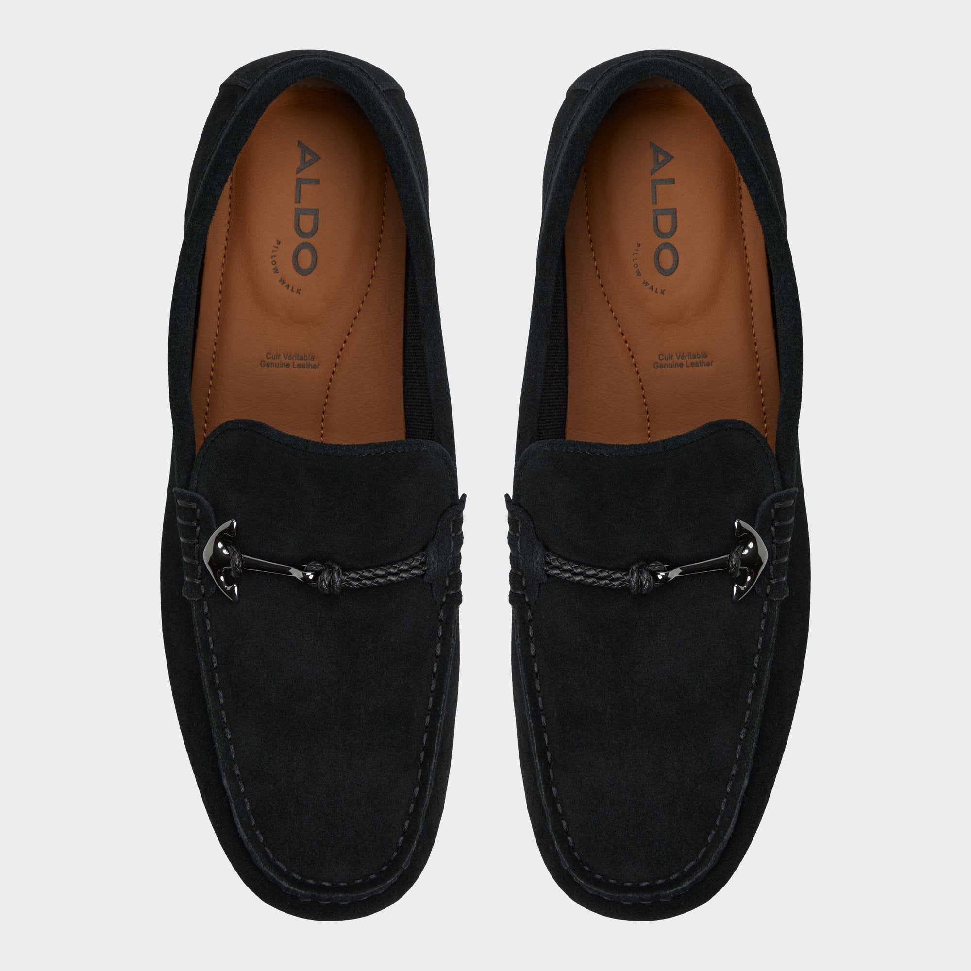 Aldo | Wilbart Open Black Men's Casual Shoes - Driving shoe