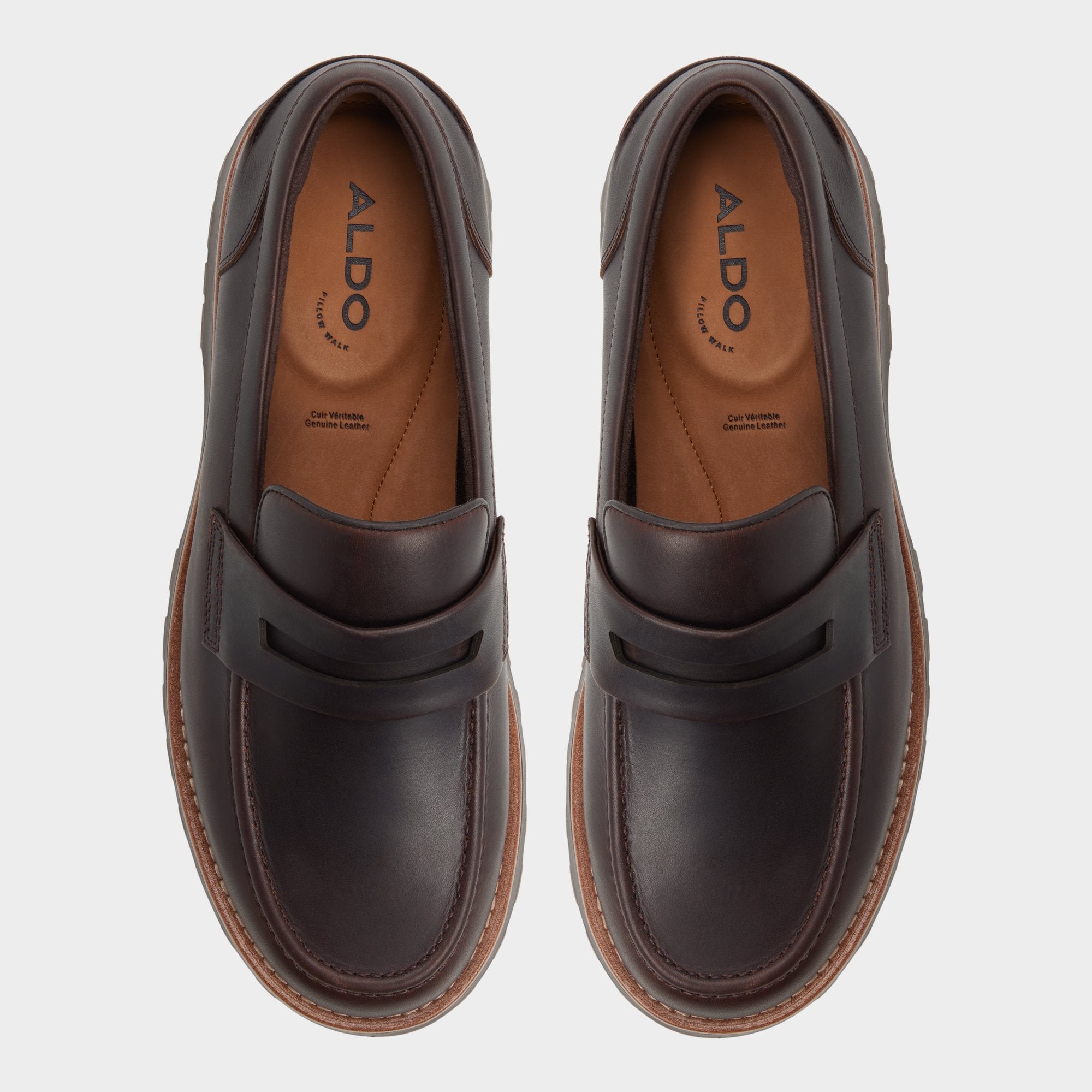 Aldo | Kole in Dark Brown - Loafer