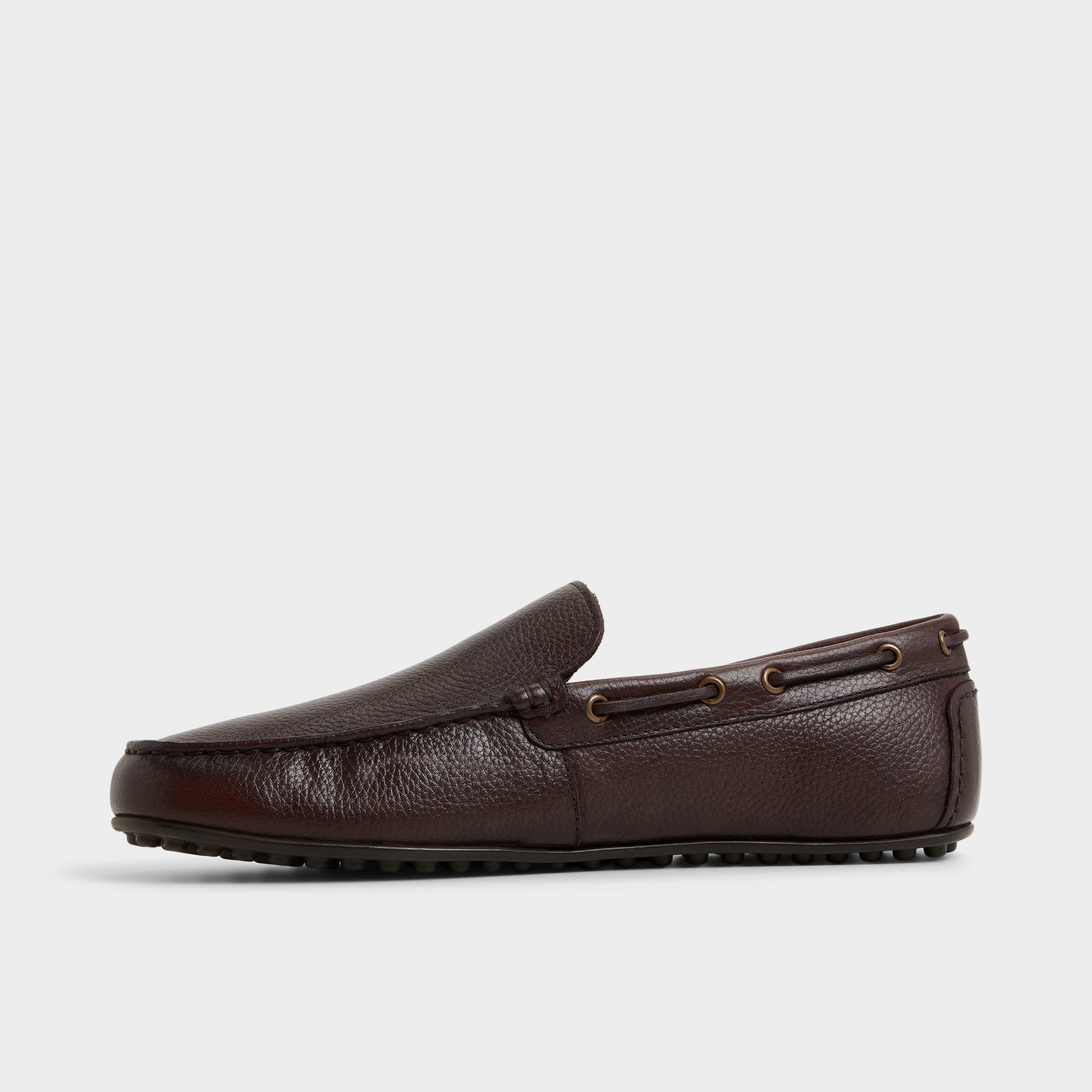 Aldo | Horton in In Dark Brown - Driving shoe