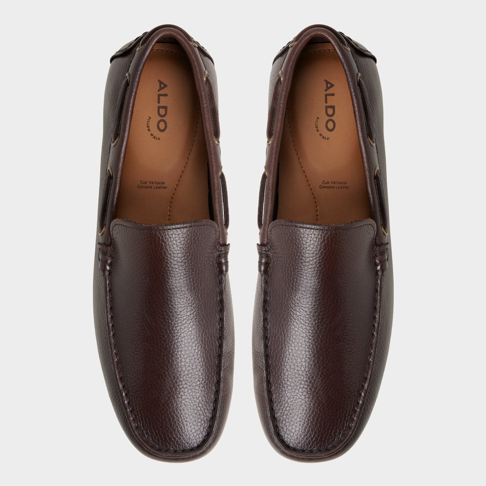 Aldo | Horton in In Dark Brown - Driving shoe