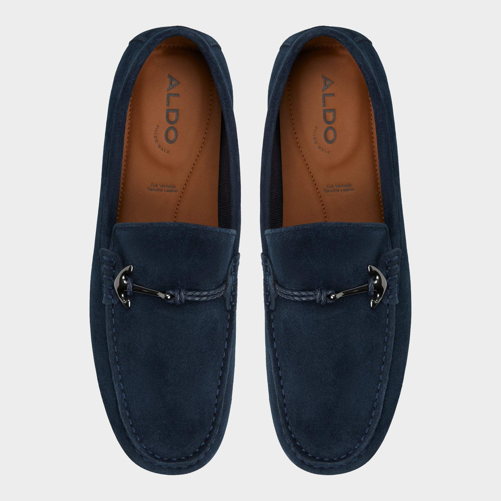 Aldo | Wilbart Navy Men's Casual Shoes - Driving shoe