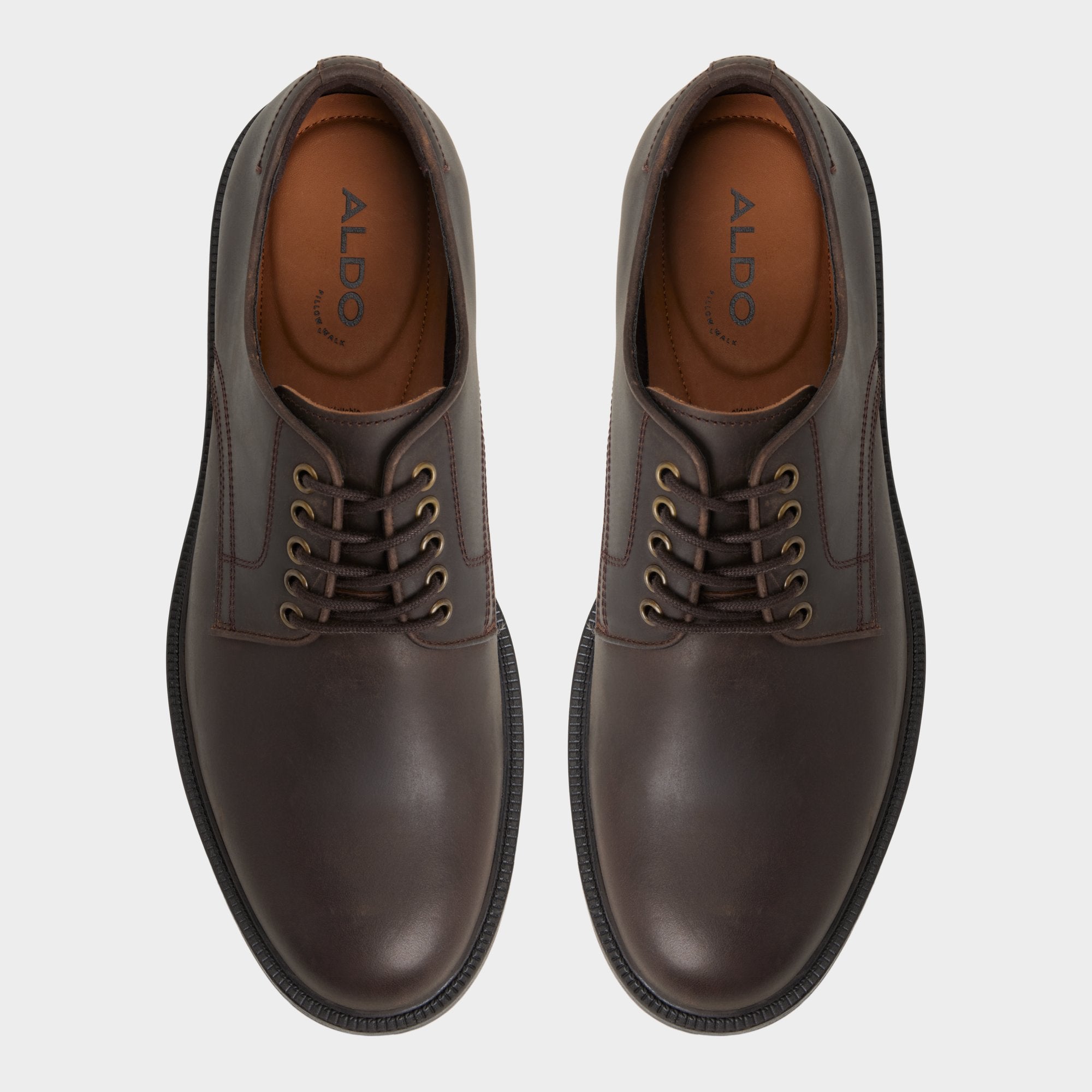 Aldo | Geoff in Dark Brown - Derby shoe