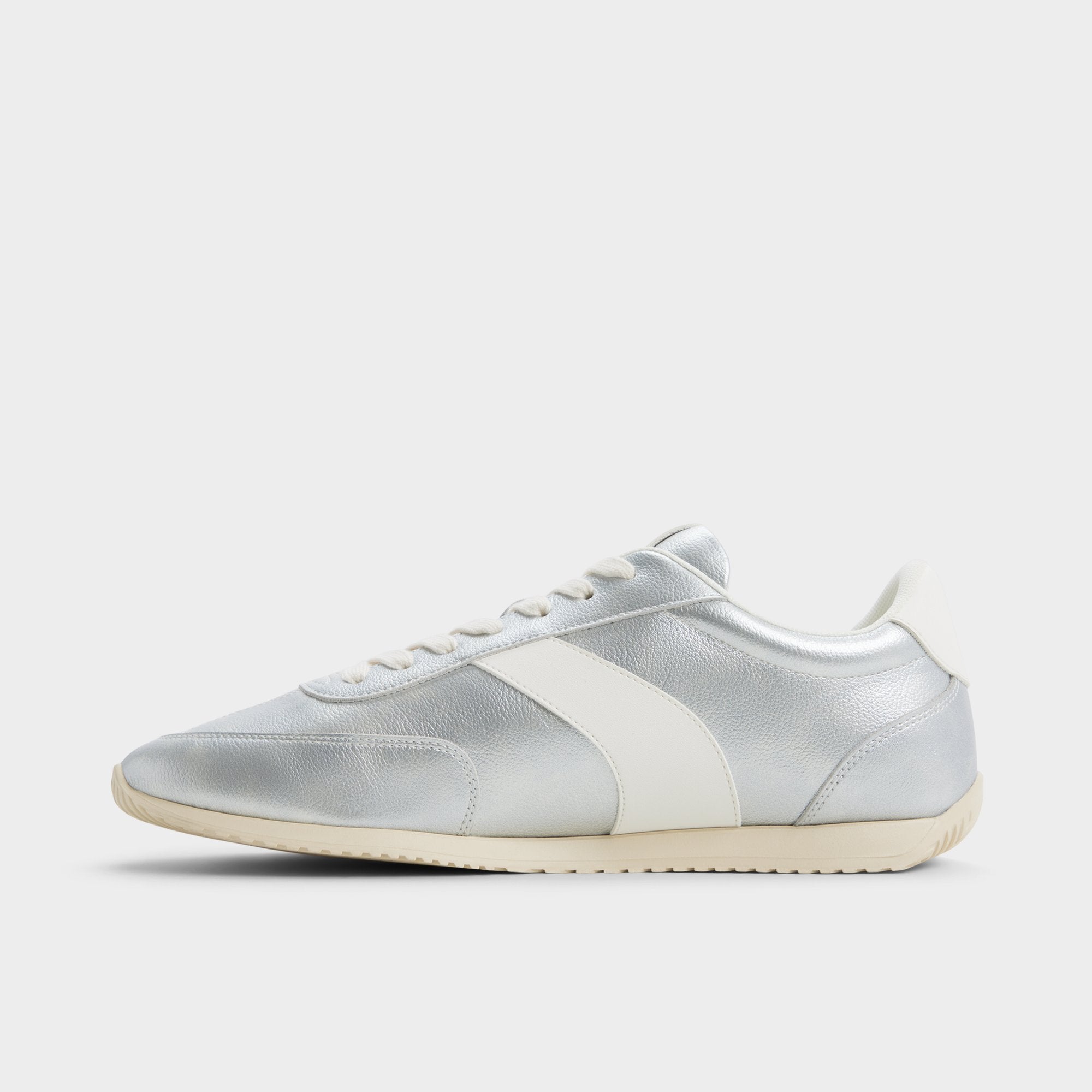 Aldo | Nathaniell in Silver - Low top sneaker, Cup sole