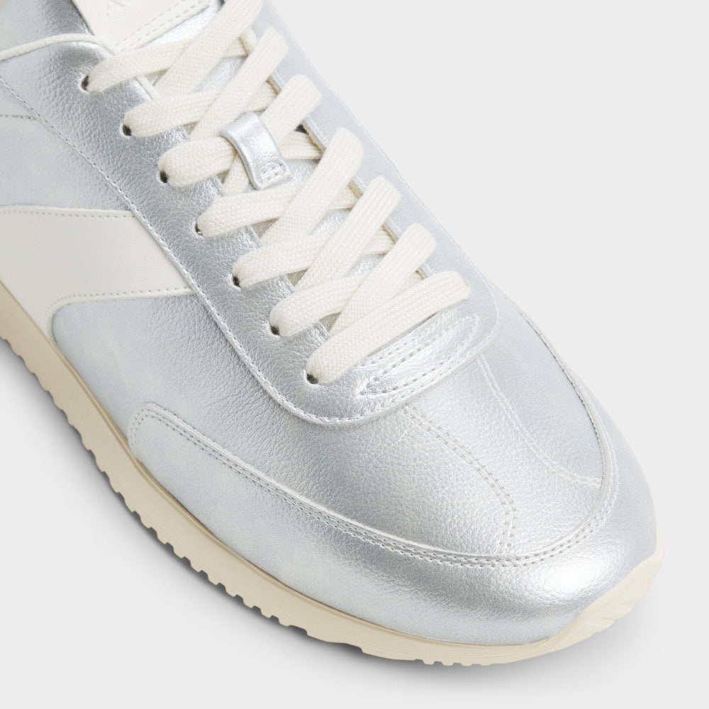 Aldo | Nathaniell in Silver - Low top sneaker, Cup sole