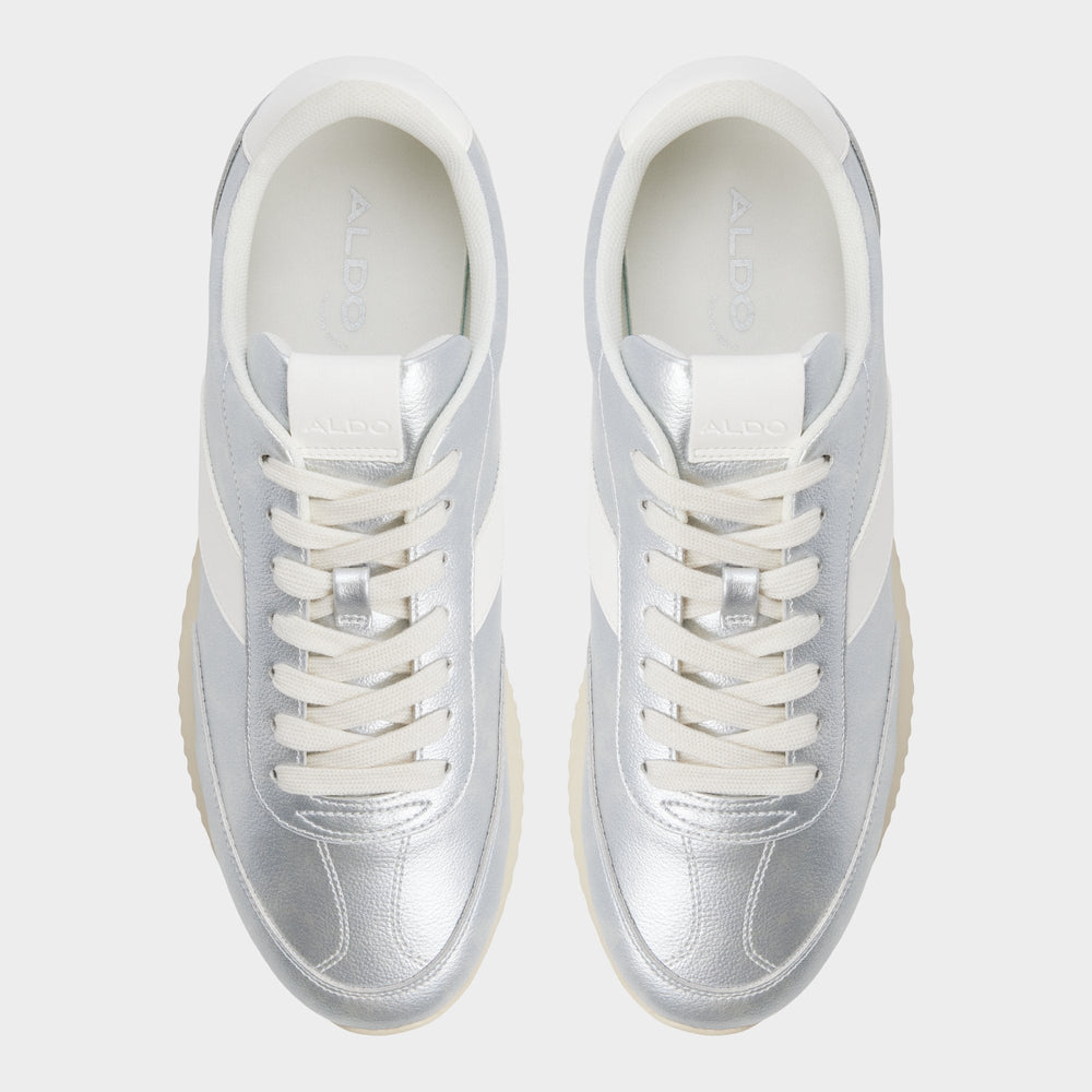 Aldo | Nathaniell in Silver - Low top sneaker, Cup sole