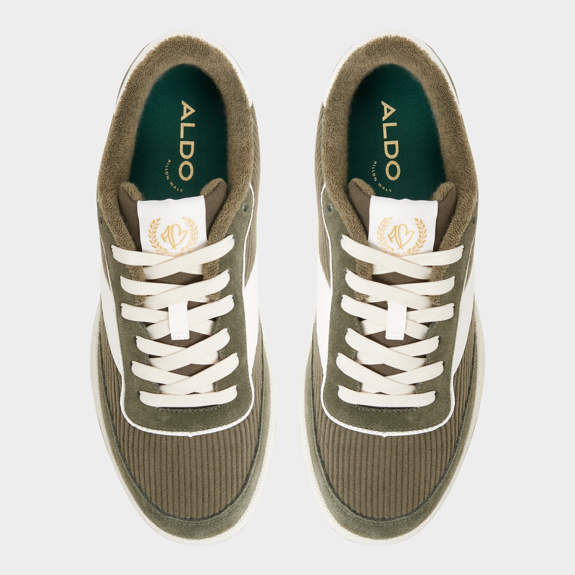 Aldo | Ashwin in Olive - Low top sneaker, Cup sole