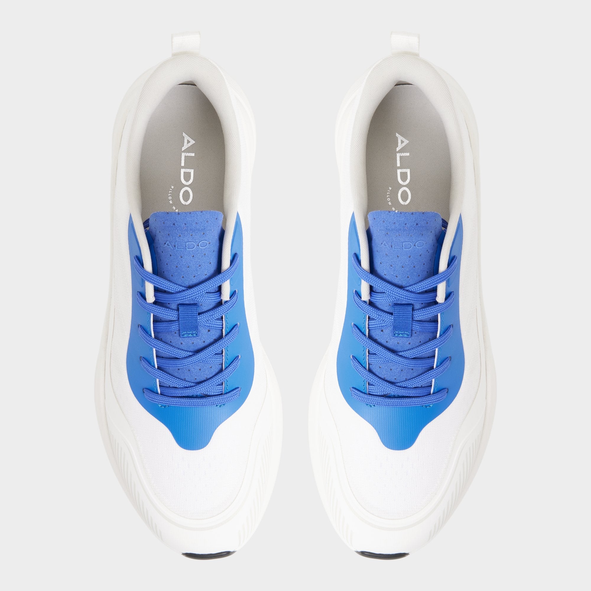 Aldo | Pillowsnkr in M White Blue14112546 - Jogger sneaker, Jogger sole