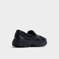 Aldo | Loafersnkr in Black - Slip-on sneaker, Jogger sole
