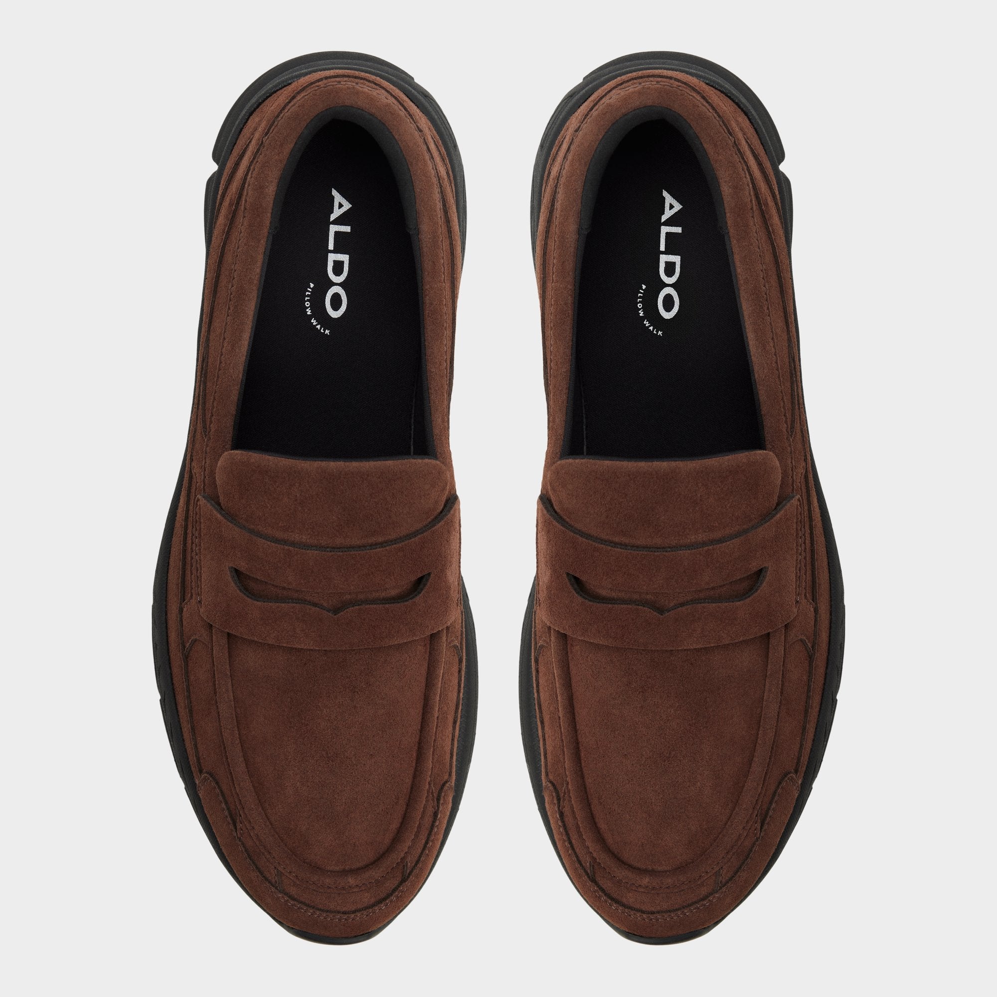 Aldo | Loafersnkr in Rust - Slip-on sneaker, Jogger sole