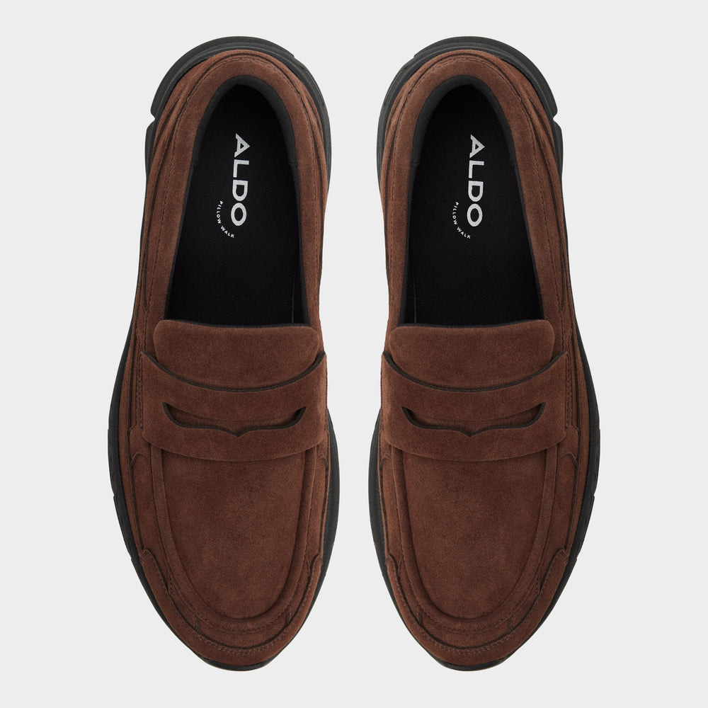 Aldo | Loafersnkr in Rust - Slip-on sneaker, Jogger sole