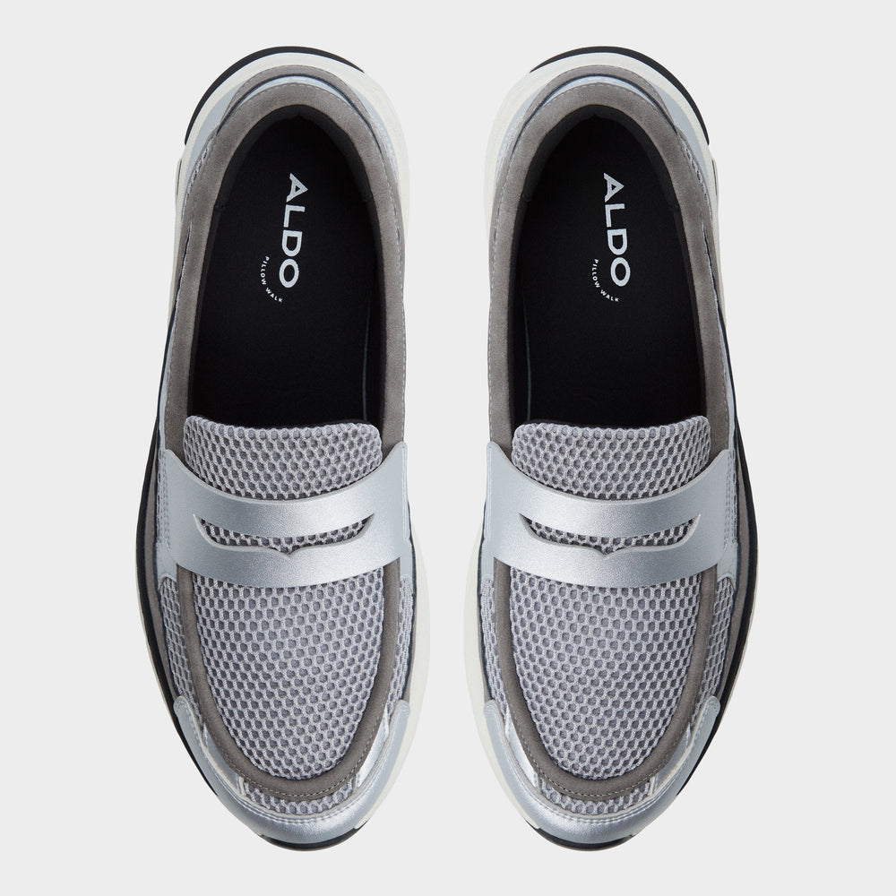 Aldo | Loafersnkr in Light Grey 14161944 - Slip-on sneaker, Jogger sole