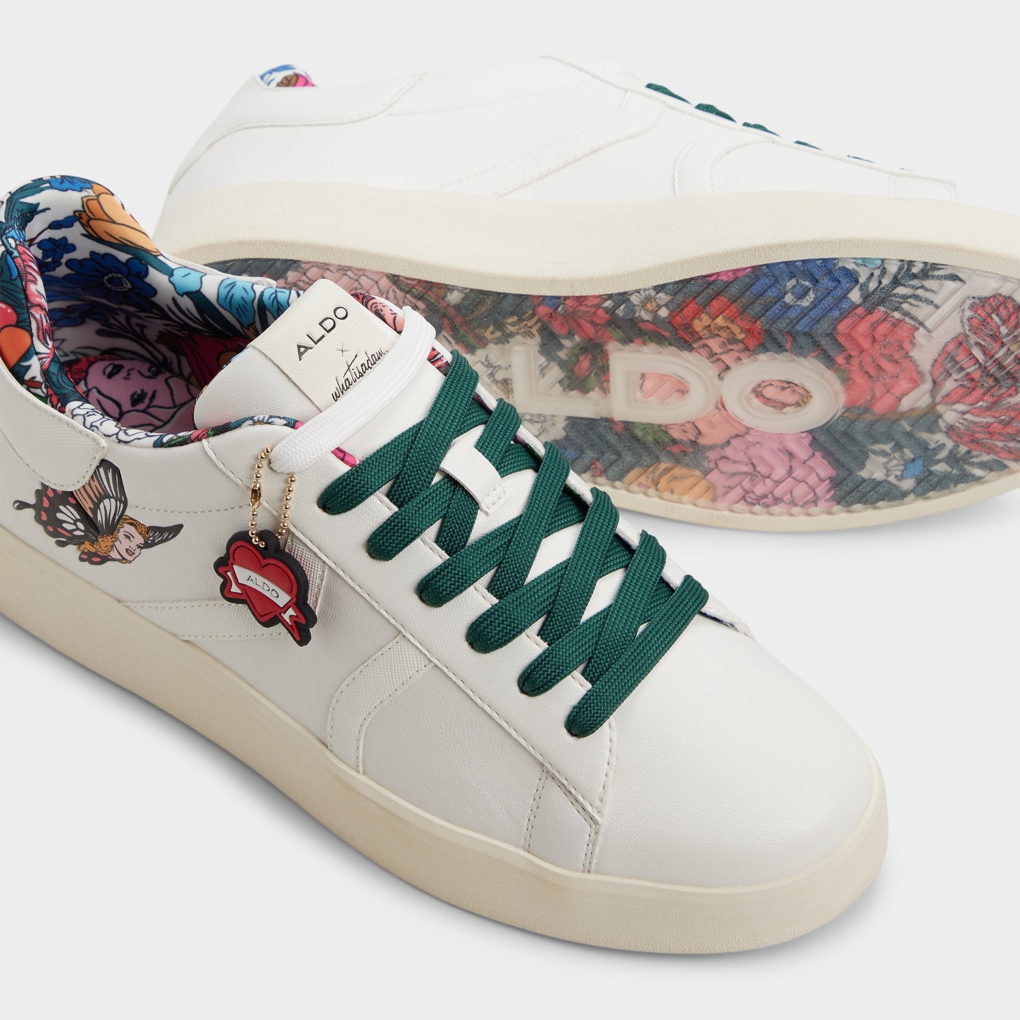 Aldo | Whatisadam in White Combo - Men's low top sneaker