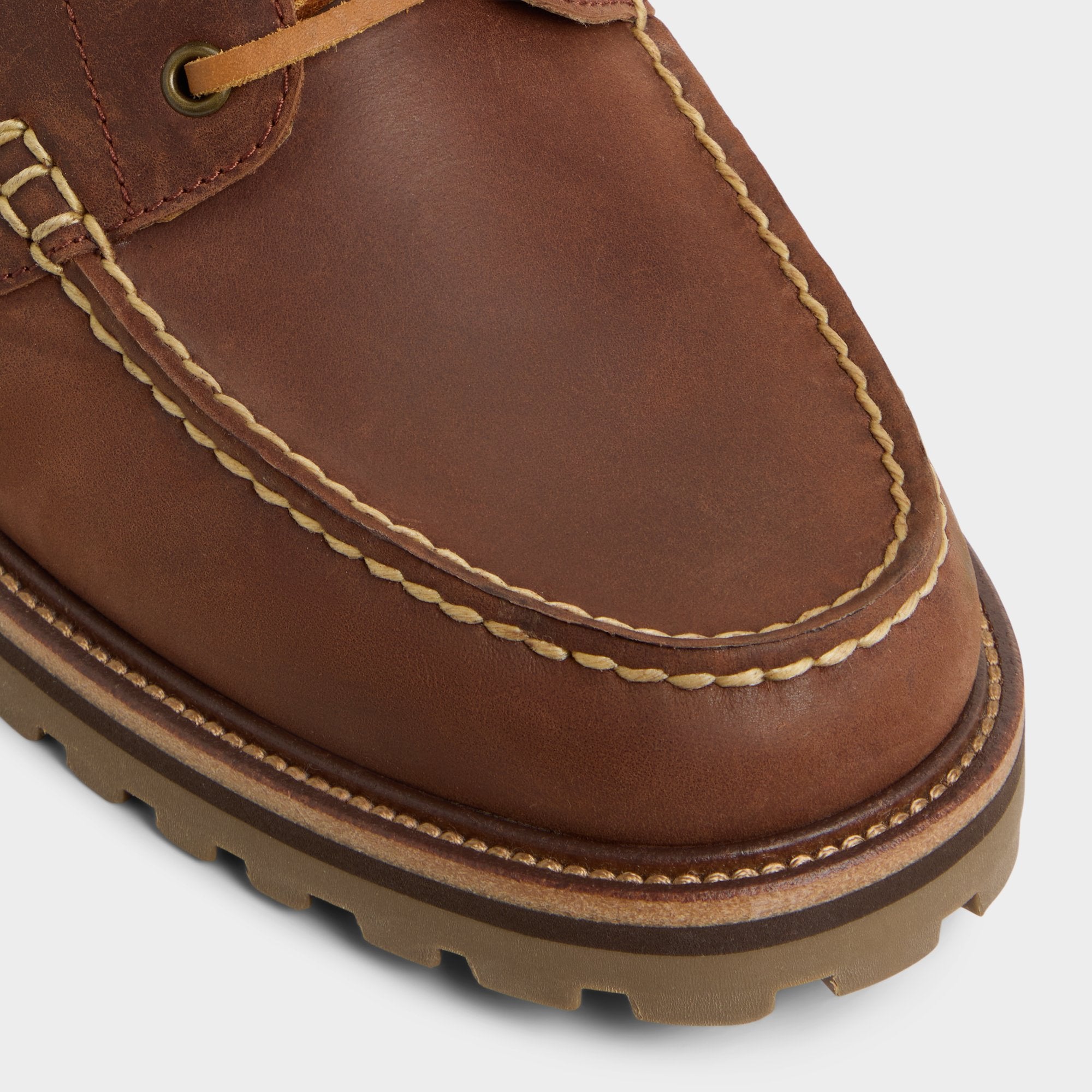 Aldo | Cedric in Brown Overflow - Boat shoe