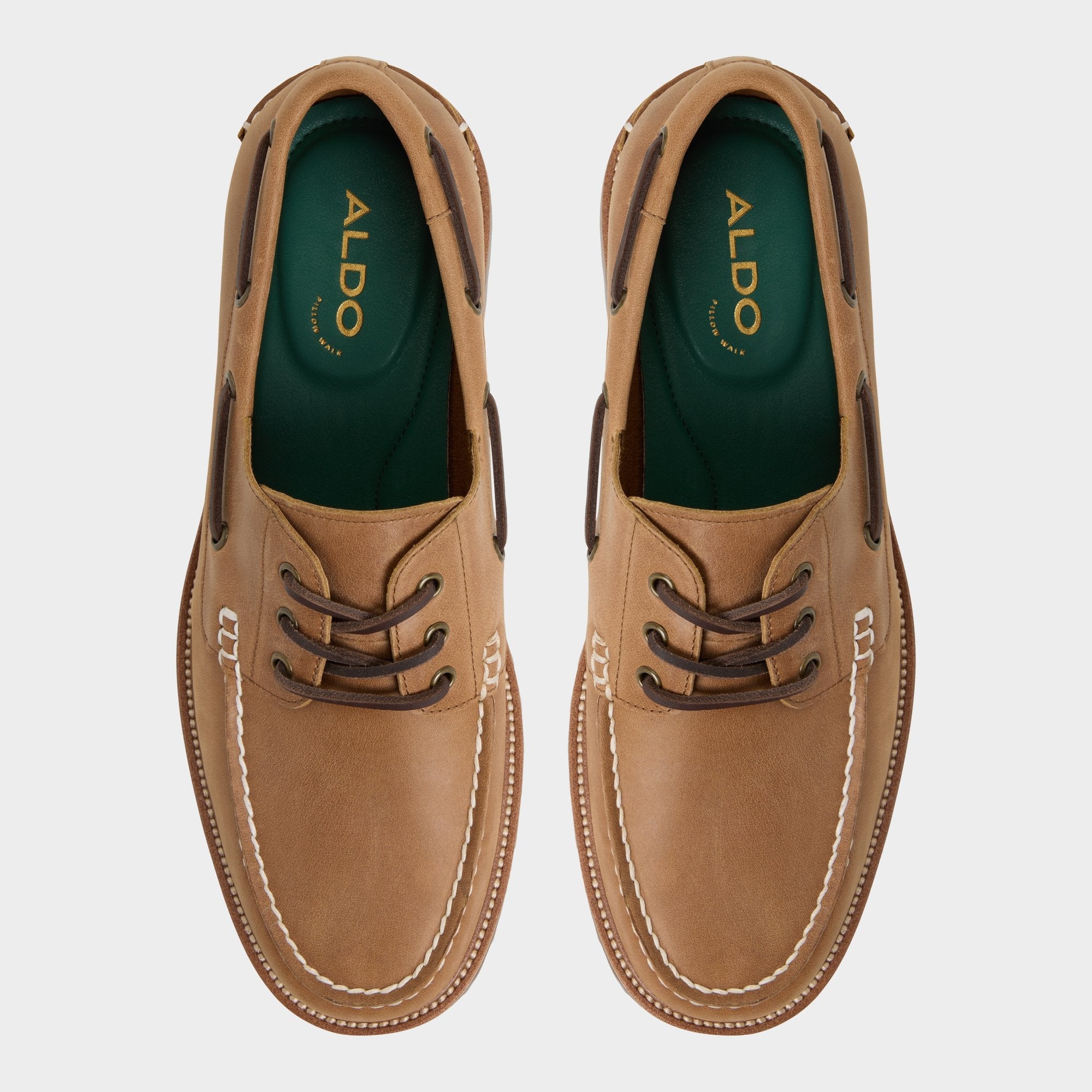 Aldo | Cedric in Cognac - Boat shoe