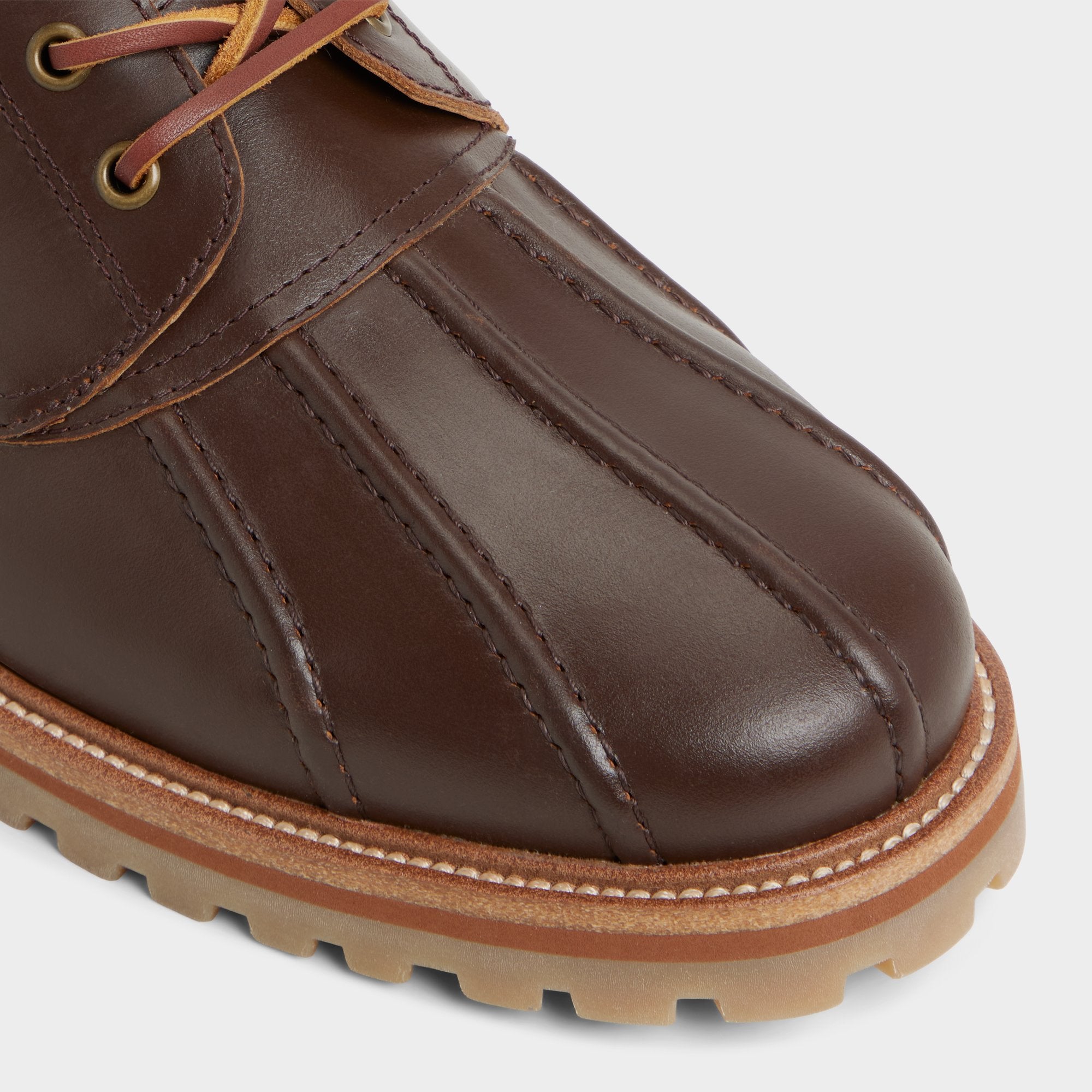 Aldo | Finn in Medium Brown - Boat shoe, Lug sole