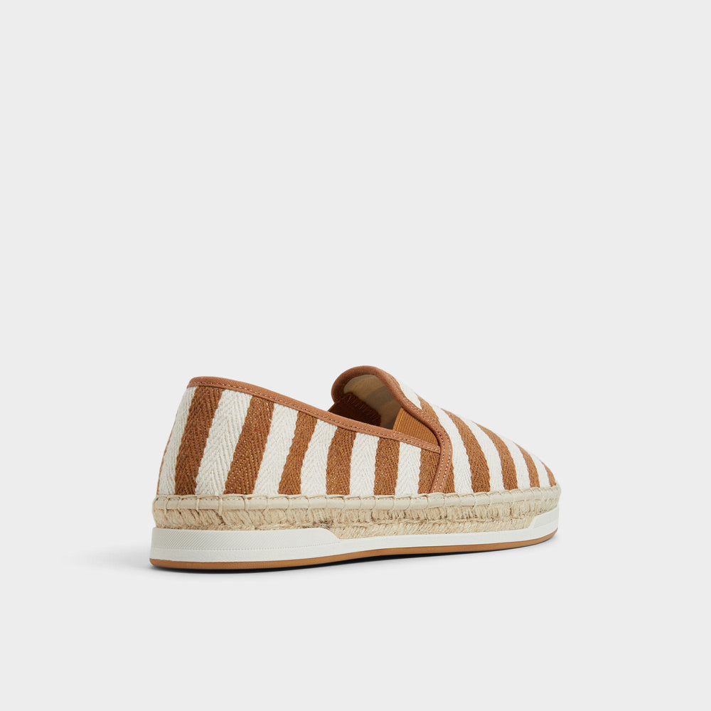 Aldo | Johnney Cognac Textile Canvas Men's Espadrilles - Espadrille