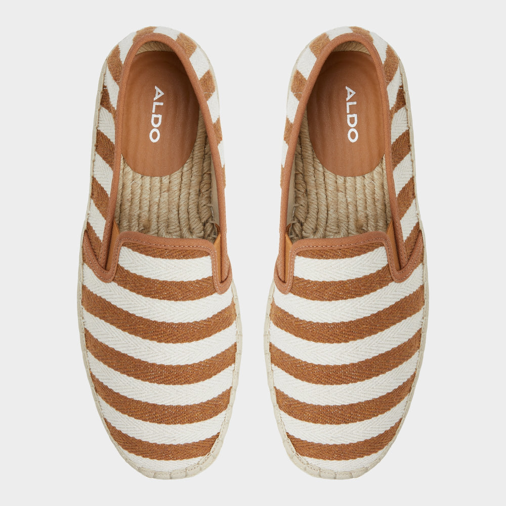 Aldo | Johnney Cognac Textile Canvas Men's Espadrilles - Espadrille