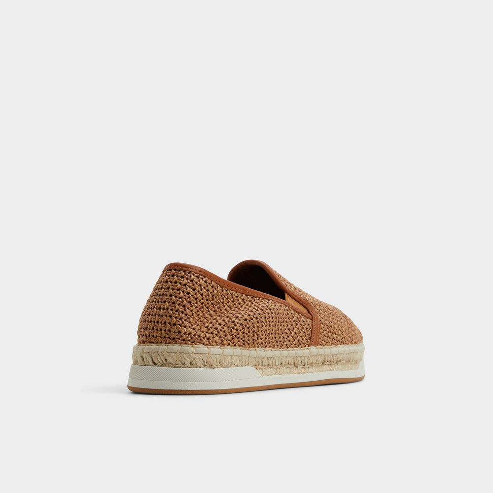 Aldo | Johnney Cognac Textile Raffia Men's Espadrilles - Espadrille
