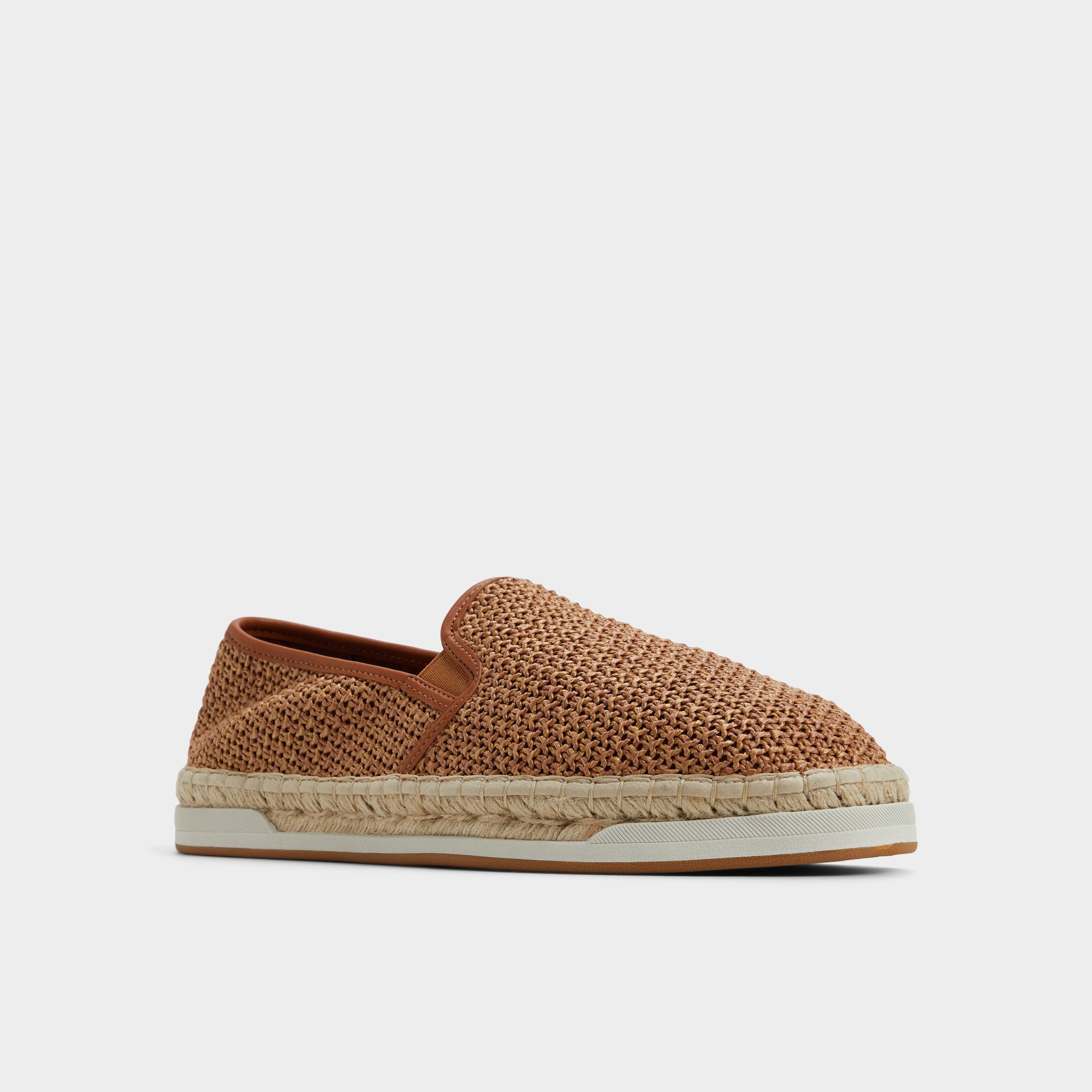 Aldo | Johnney Cognac Textile Raffia Men's Espadrilles - Espadrille