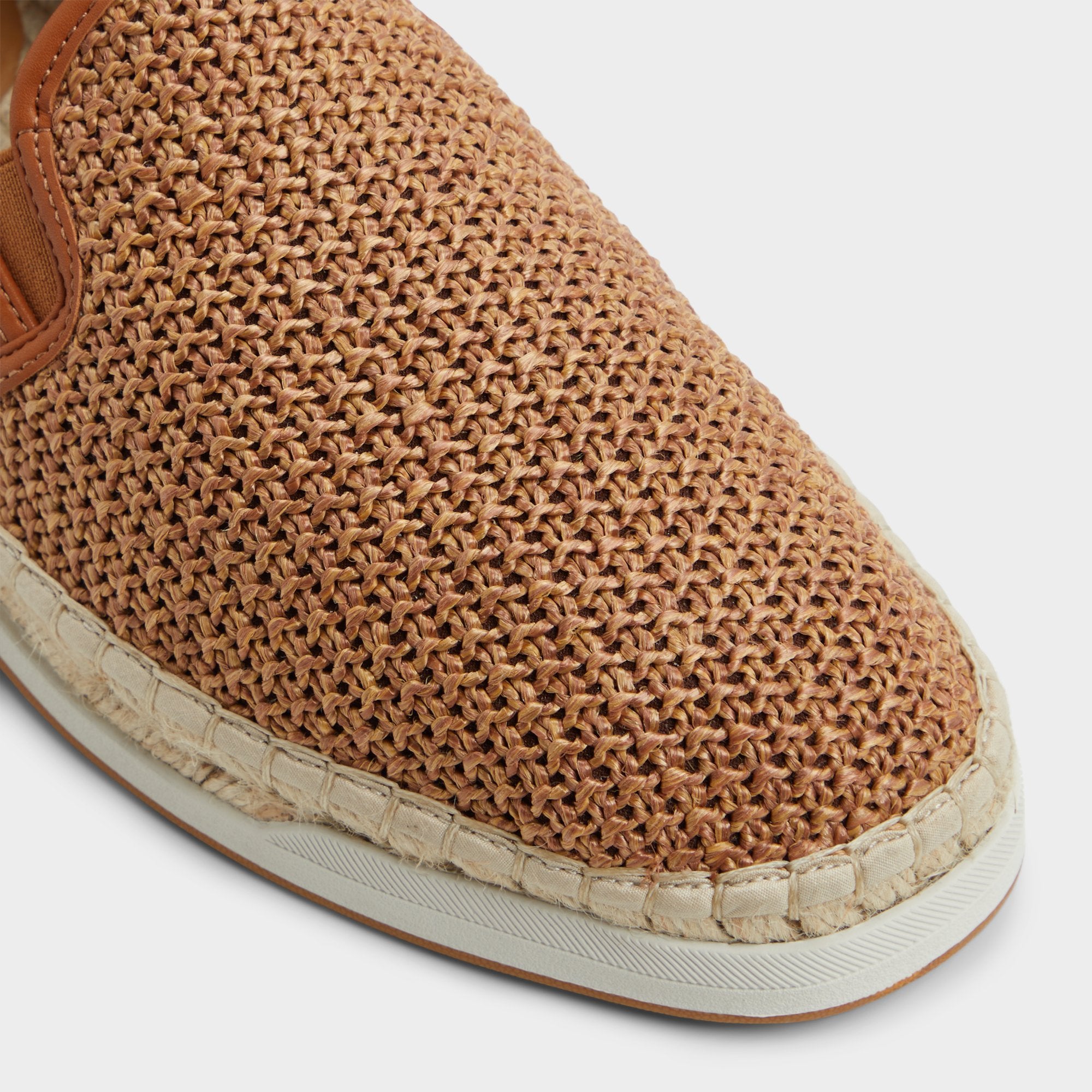 Aldo | Johnney Cognac Textile Raffia Men's Espadrilles - Espadrille