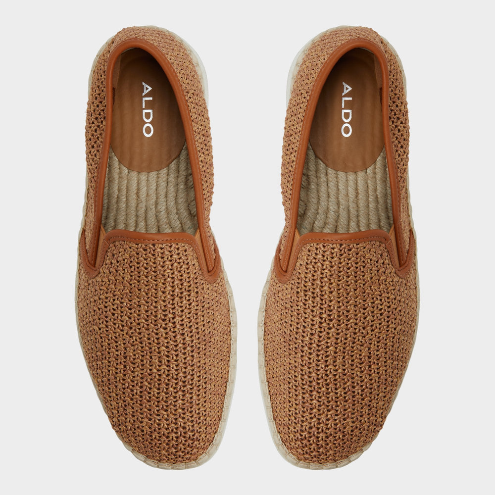 Aldo | Johnney Cognac Textile Raffia Men's Espadrilles - Espadrille