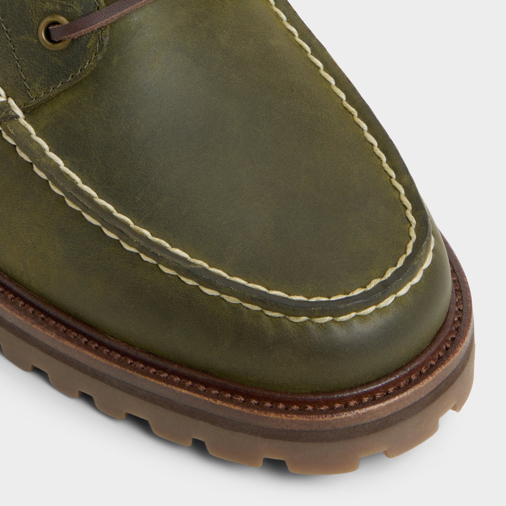 Aldo | Cedric in Khaki - Boat shoe