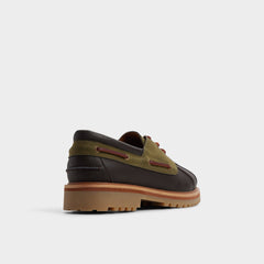 Aldo | Finn in Brown Primary Multi - Boat shoe, Lug sole